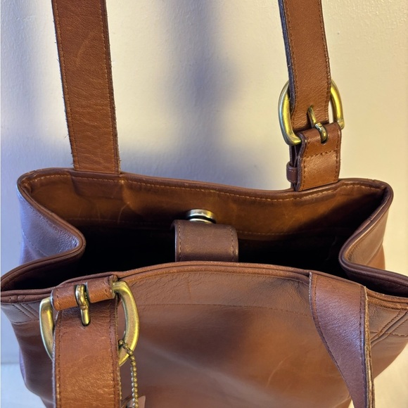 COACH British Tan Leather Waverly SoHo Tote Shoulder Bag - Picture 3 of 10